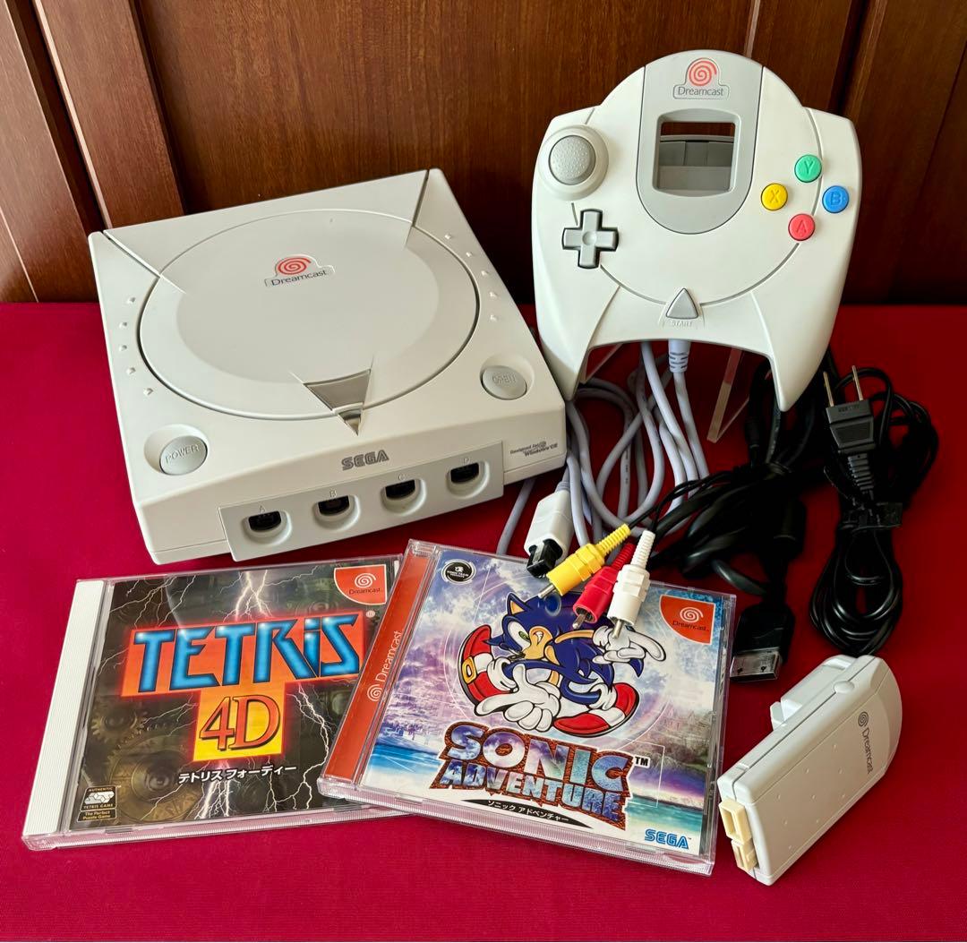 ドリームキャスト☆本体一式と名作ソフト2本のセット】【すぐ遊べます
