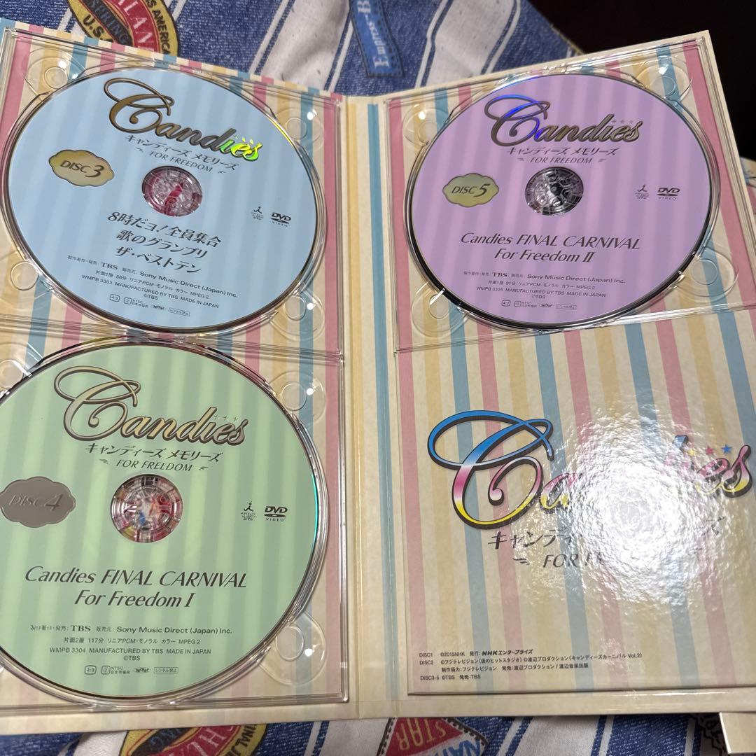 希少品 格安 キャンディーズ FOR FREEDOM 5枚組 DVD-BOX