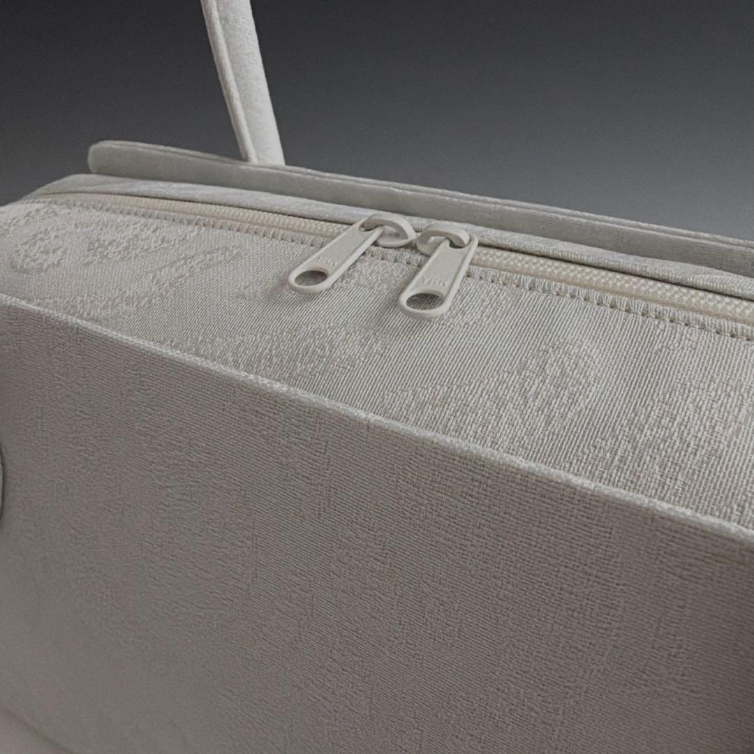 新品未使用 ！！刺繍入り！！京都 西陣 正絹 帯使用 利休バッグ 26206