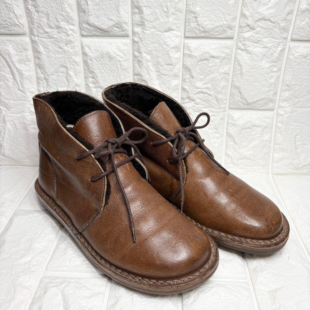 【希少モデル】 trippen BOX ブーツ レザー ボア 23.5cm