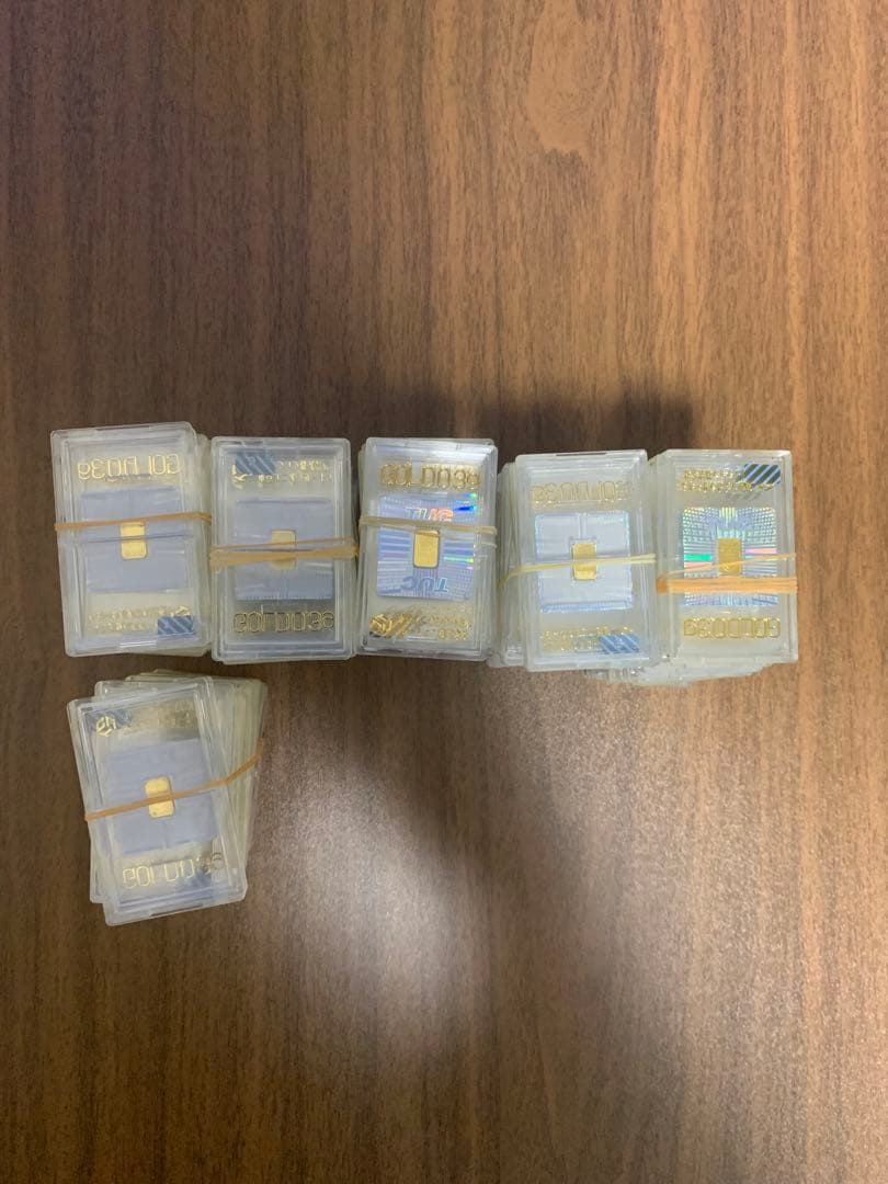 TUC製GOLD 特殊景品0.39 ホログラムパッケージセット60個セット