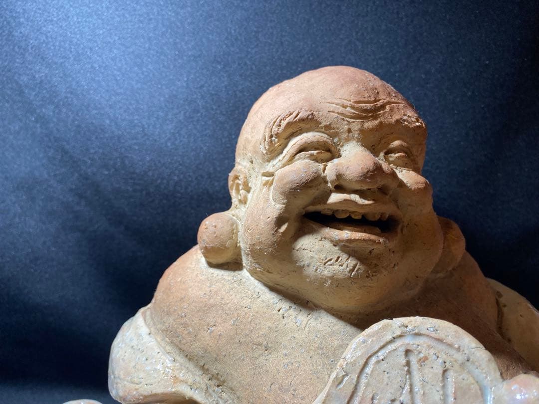 十代 三輪休雪（休和） 布袋置物 図録同手作 - メルカリ