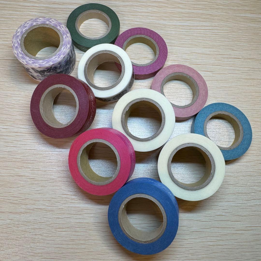 MARK'S マークス 廃盤 マスキングテープ コフレ 花柄 ボタン マステ