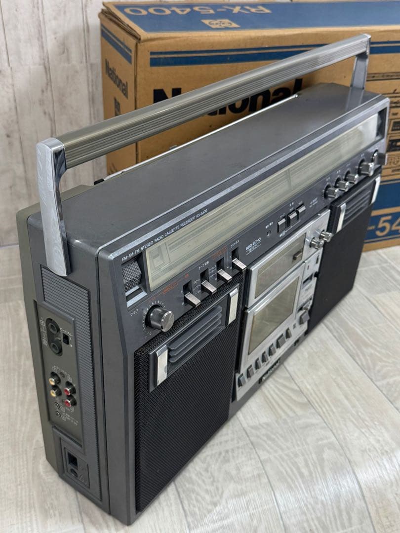 希少昭和名機 BOOMBOX Nationalナショナル ラジカセRX-5400 - メルカリ