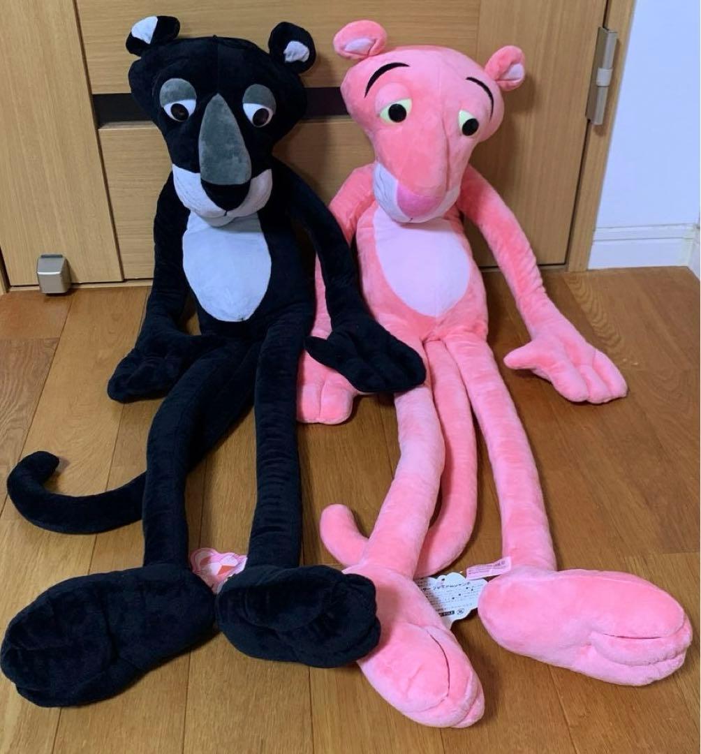新品タグ付きプレミアムジャンボ ピンクパンサーとブラックパンサー