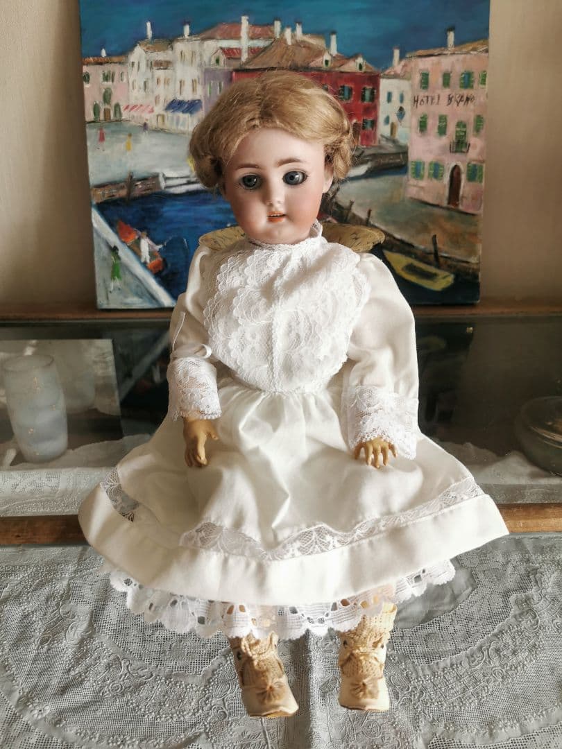 アンティークビスクドール シモン＆ハルビック 動く12関節 編込髪