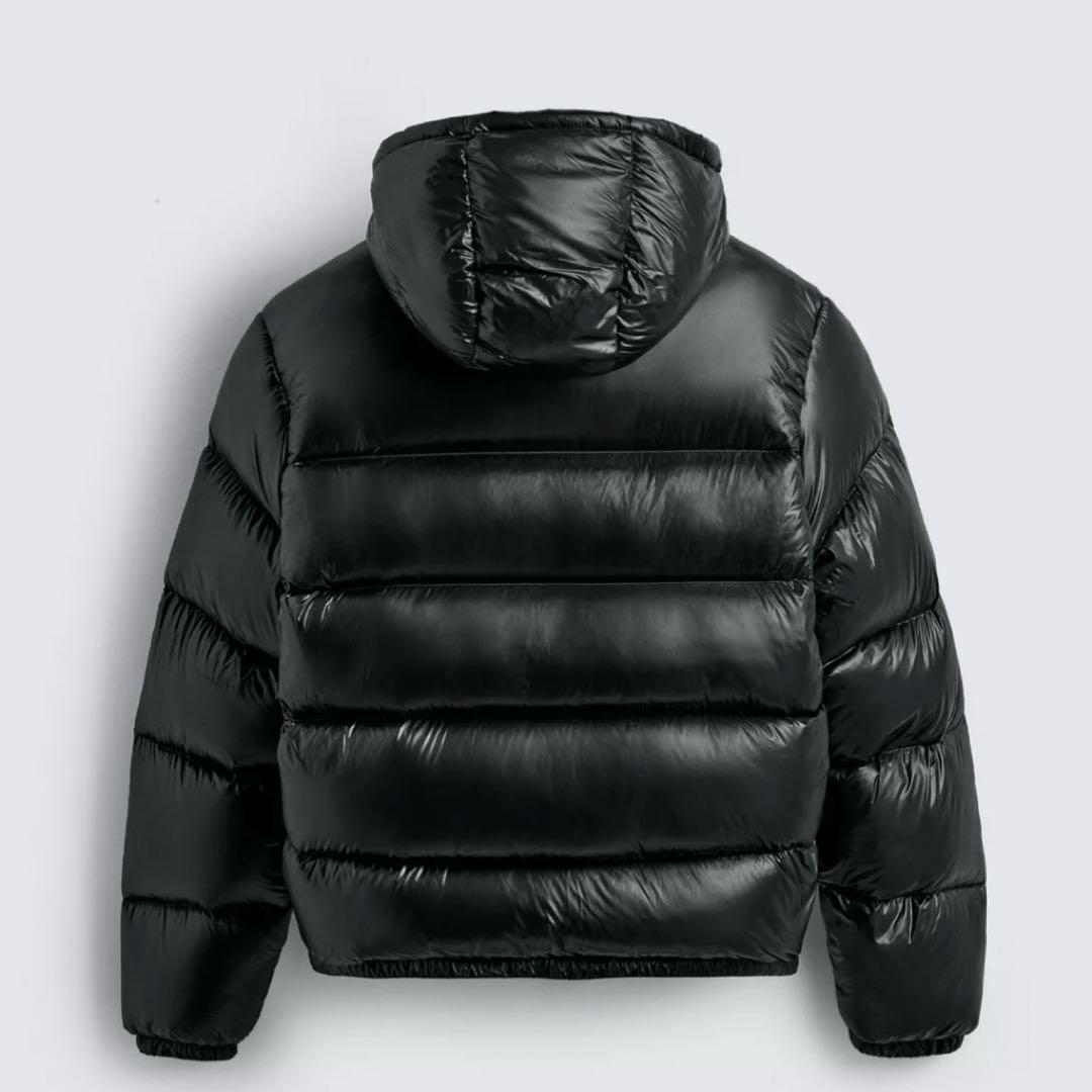ZARA 光沢 撥水加工 ブラック ダウンジャケット XS 新品 - メルカリ