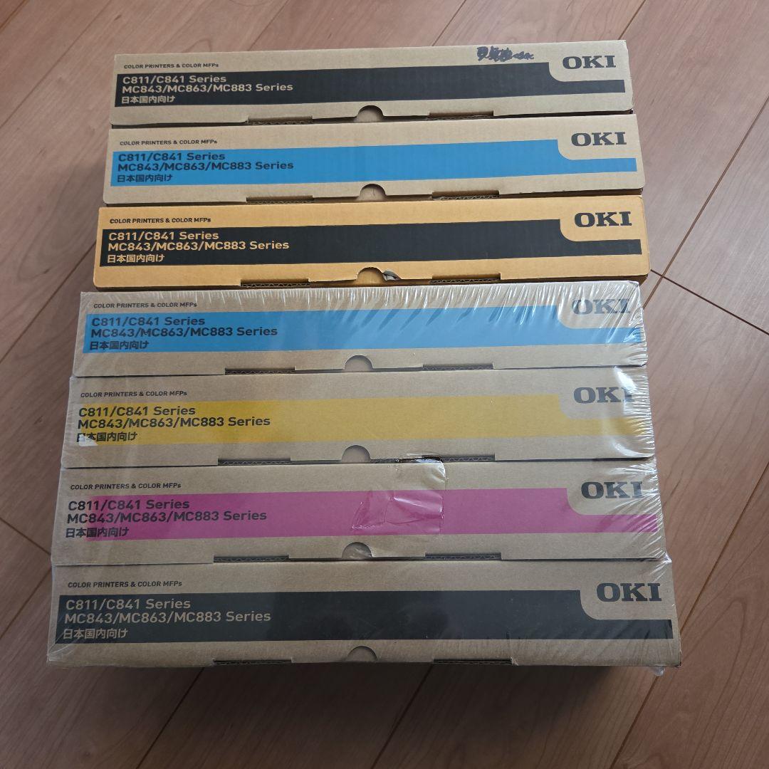 OKI C811/C841 トナーカートリッジ 4本セットプラス3本 - メルカリ
