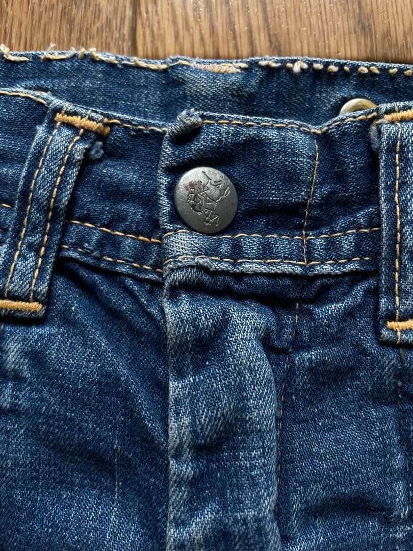 50s vintage デニム ペインターパンツ 股リベ 大戦 キッズ スタッズ