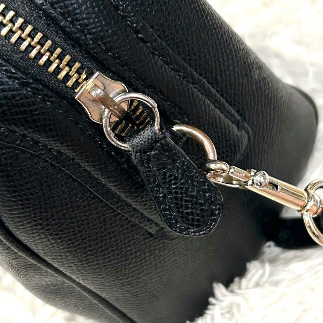 COACHコーチ ミニボストン ショルダーバッグ ベネット 黒 F76629