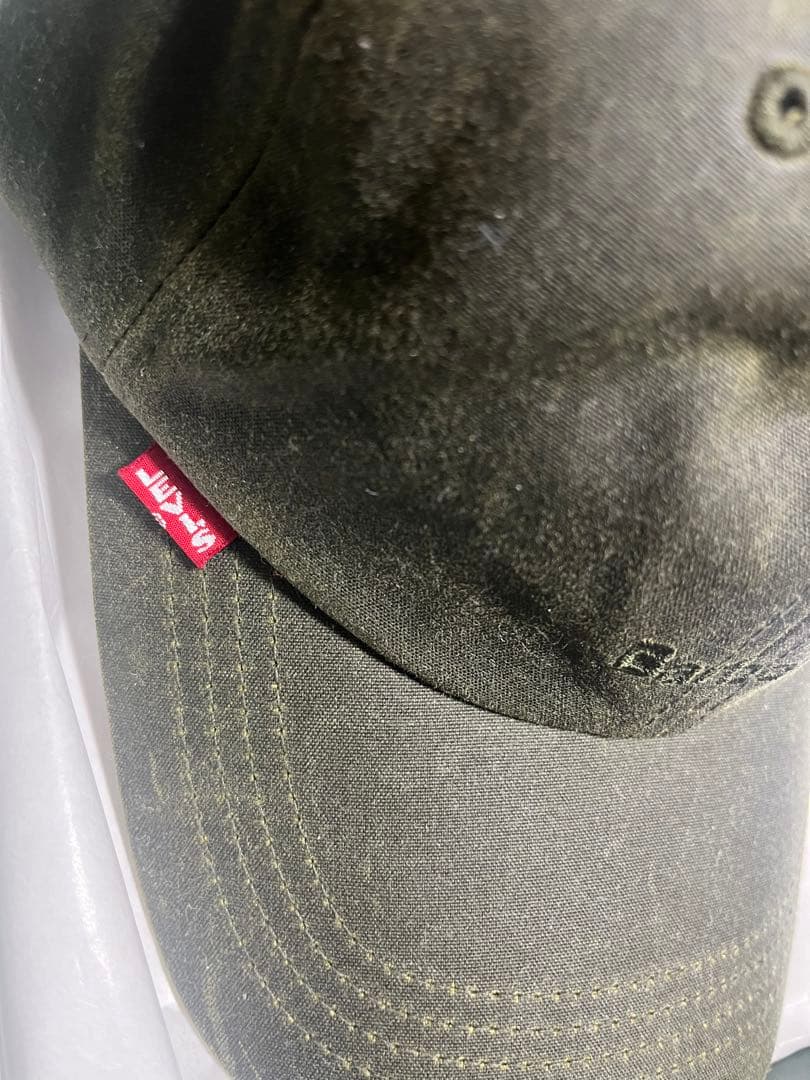 帽子 LEVI'S x Barbour Waxed Cap \"Olive\"