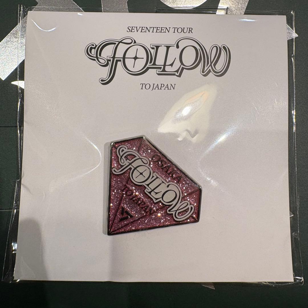 SEVENTEEN セブチ TOUR FOLLOW ピンズ ピンバッジ 大阪 - メルカリ