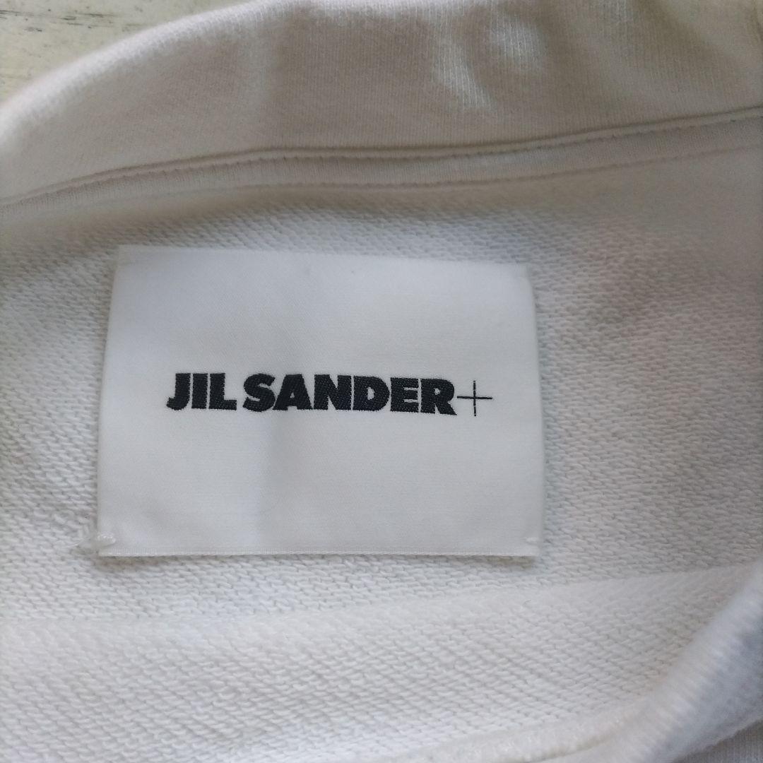 松屋銀座で購入 JIL SANDER＋ ロゴスウェット クリーム色ジルサンダー