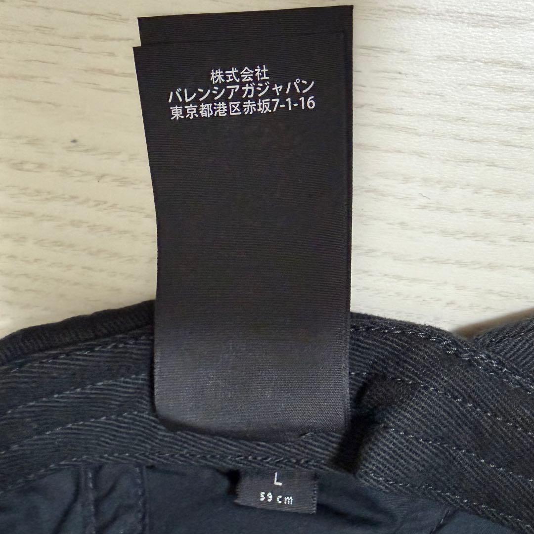 ✨極美品✨BALENCIAGA キャップ L59 新ロゴ マジックテープ 黒 - メルカリ