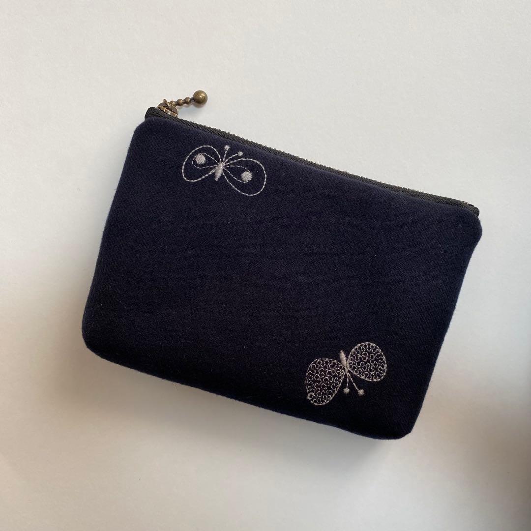 ミナペルホネン ファスナーポーチ ハンドメイド dop choucho - メルカリ