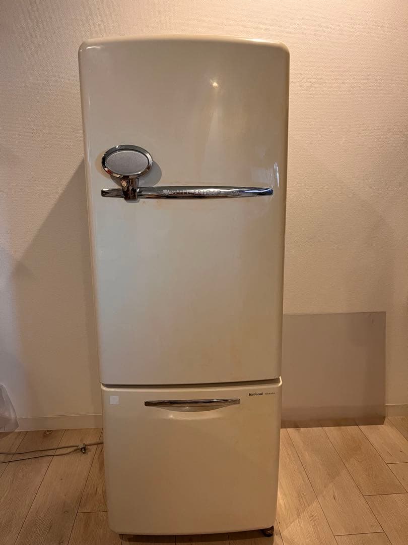 ナショナル　レトロスタイル ホワイト冷蔵庫 ナショナル National ウィル フリッジ WiLL FRIDGE 冷蔵庫 2000年製