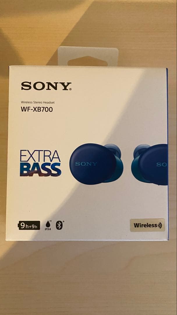 【新品未使用】SONY WF-XB700 ワイヤレスイヤフォン ブルー SONY（ソニー） SONY WF-XB700 完全ワイヤレス ステレオヘッドセット