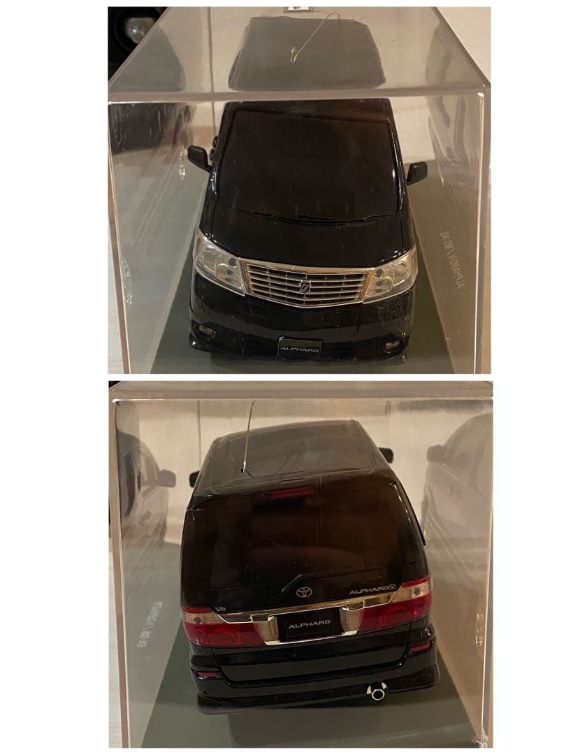 2台セット】アオシマ アルファード&エスティマ VIP 車高調 ラジコン