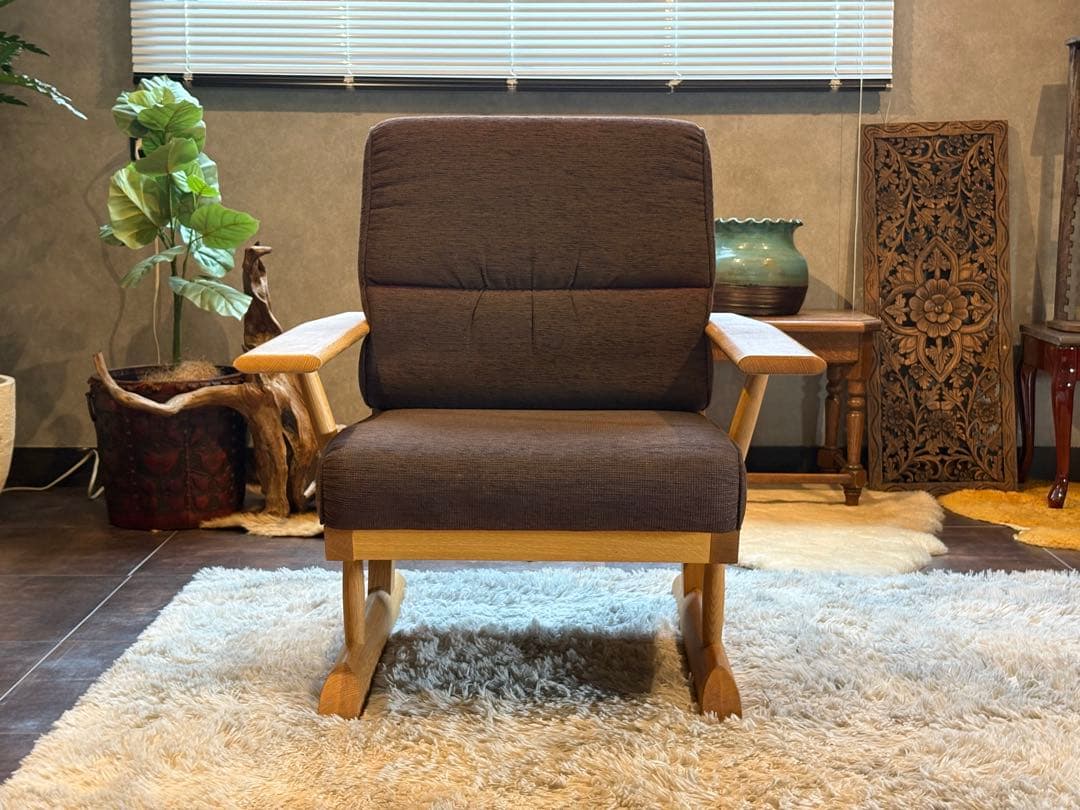 ①あっちゃん様HIDA カヤ KAYA 1Pソファ オーク無垢材 ラウンジ NG