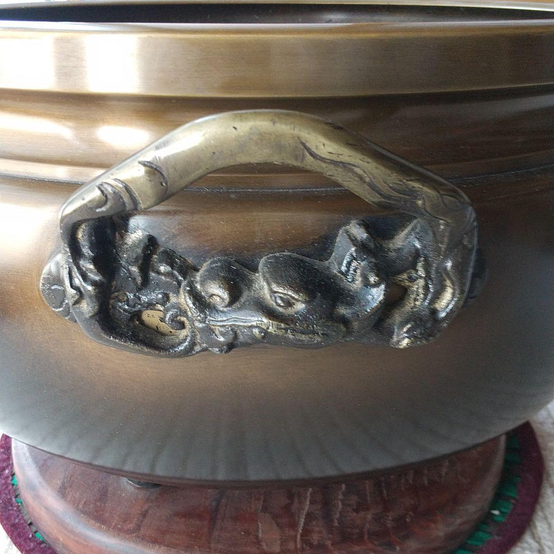 真鍮製 火鉢 - メルカリ