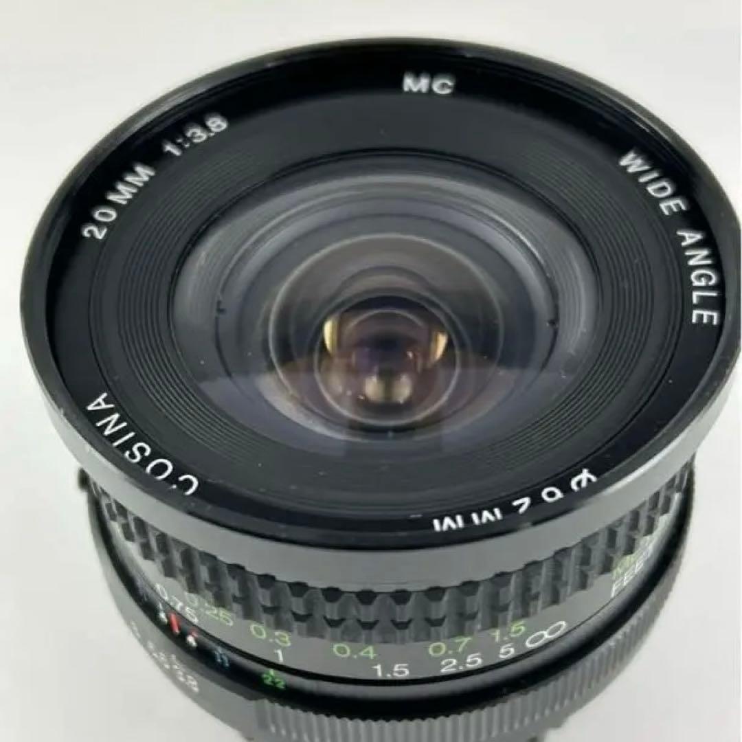 美品 COSINA MC WIDE ANGLE 20mm F3.8 Kマウント - メルカリ