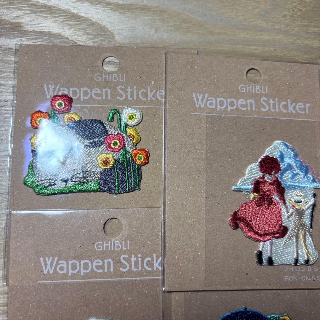 ジブリパークオリジナル 2月限定特価刺繍ワッペン6種セット - メルカリ