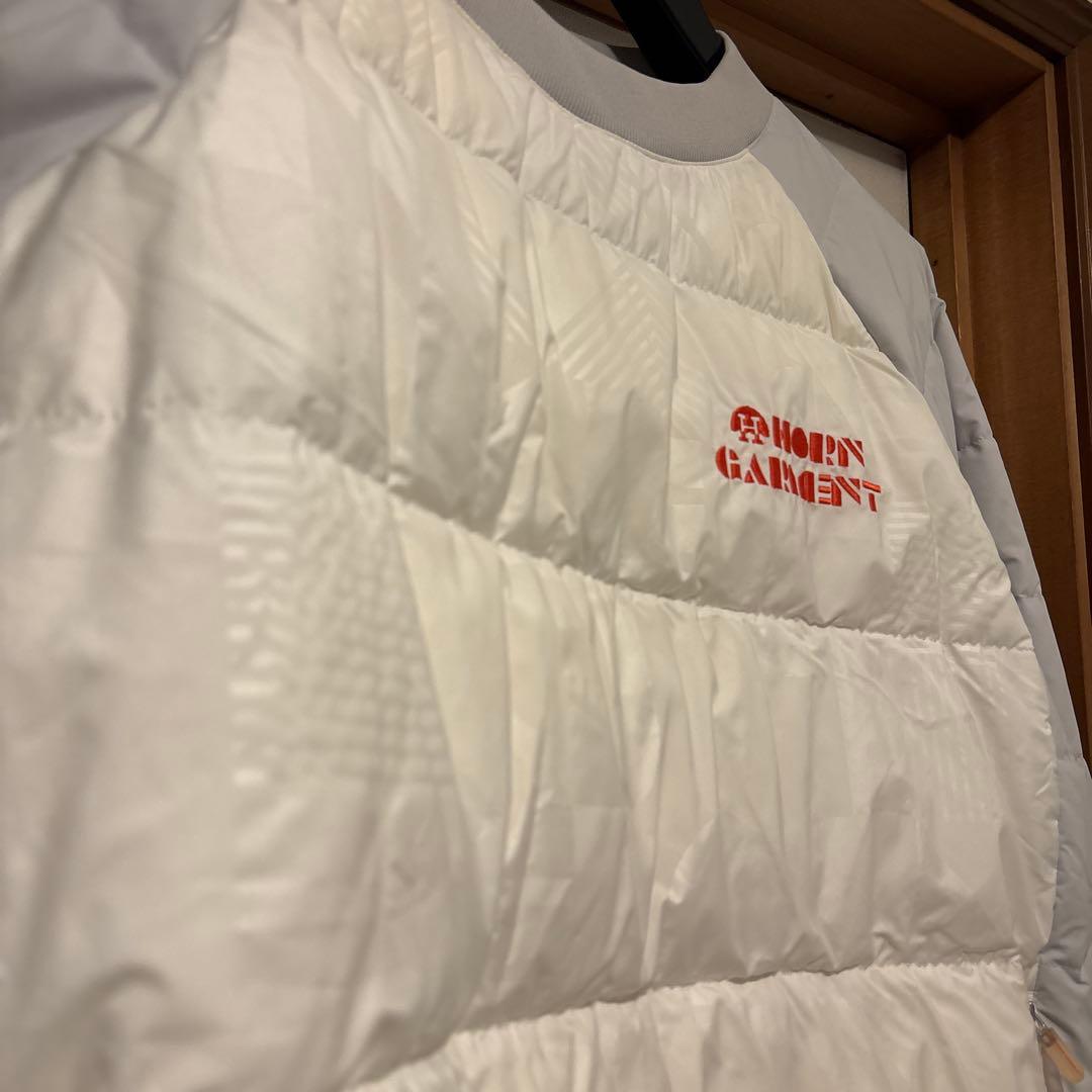 ✨極美品✨]HORN GARMENT ダウンジャケット ホワイト48 Lサイズ - メルカリ