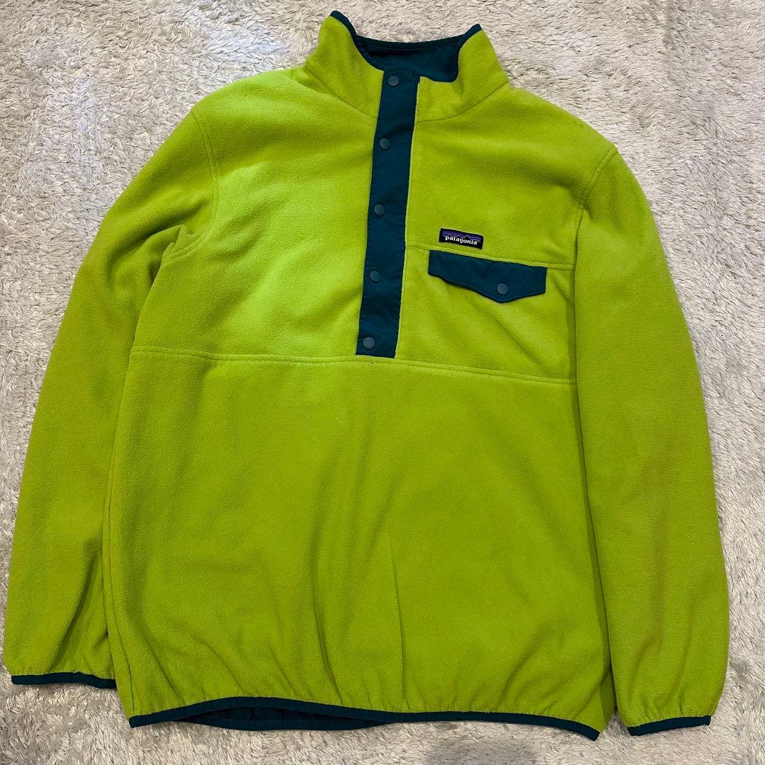 パタゴニア　スナップT グリセード　フリース　リバーシブル　メンズ　サイズM 廃盤品】patagonia パタゴニア スナップT リバーシブル グリセード