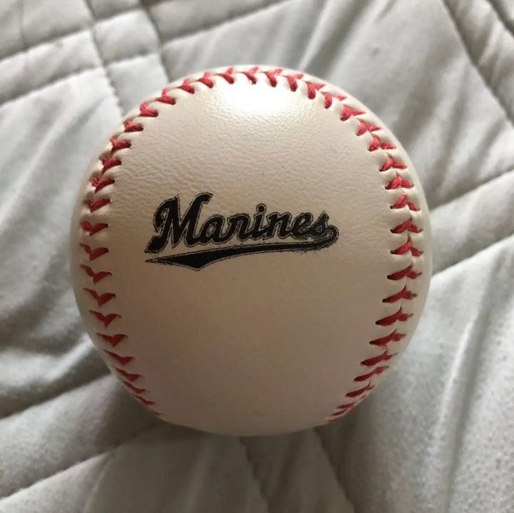千葉ロッテマリーンズ 荻野貴司 直筆サインボール 投げ入れ 投げ込み