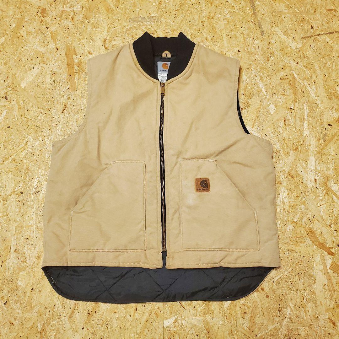 【Carhartt/カーハート】ダックベスト USA製 WET 希少 Carhartt（カーハート） ベストメンズ V01 MEN'S DUCK VEST ARCTIC