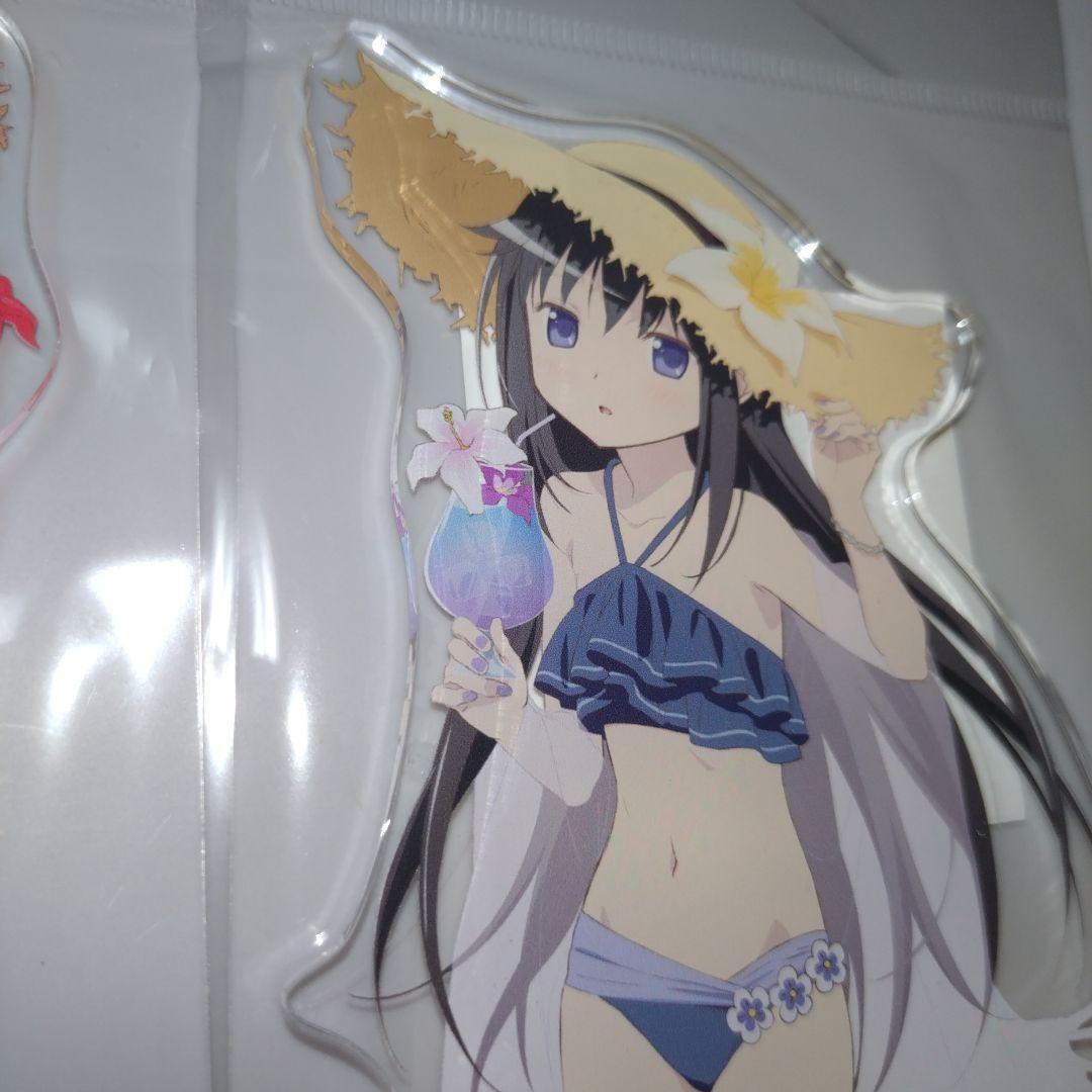 魔法少女まどか☆マギカ 鹿目まどか 暁美ほむら 水着 アクリルスタンド