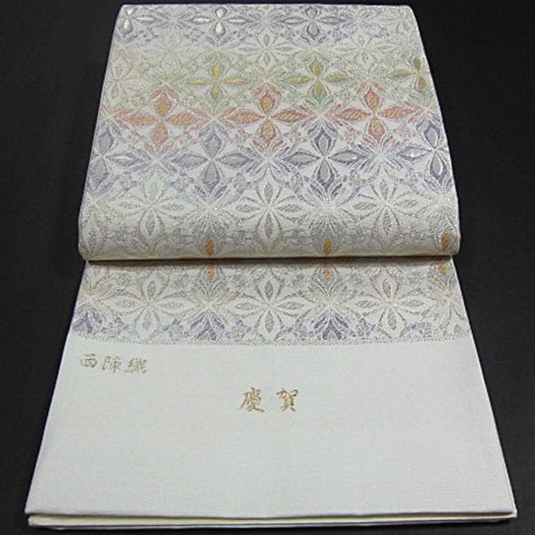 新品 フォーマルなお席に 西陣織六通柄袋帯『綿芯御仕立付』 ⑤ - メルカリ