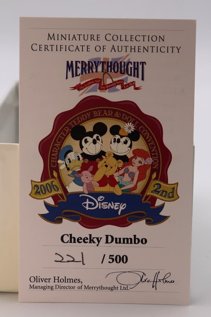 Cheeky2006Dumbo 221番/500体限定 ミニチュアサイズ11cm