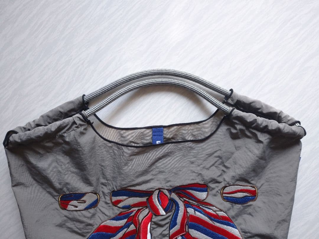 ボールアンドチェーン スカーフ柄刺繍 エコバッグ M ラシット 2点