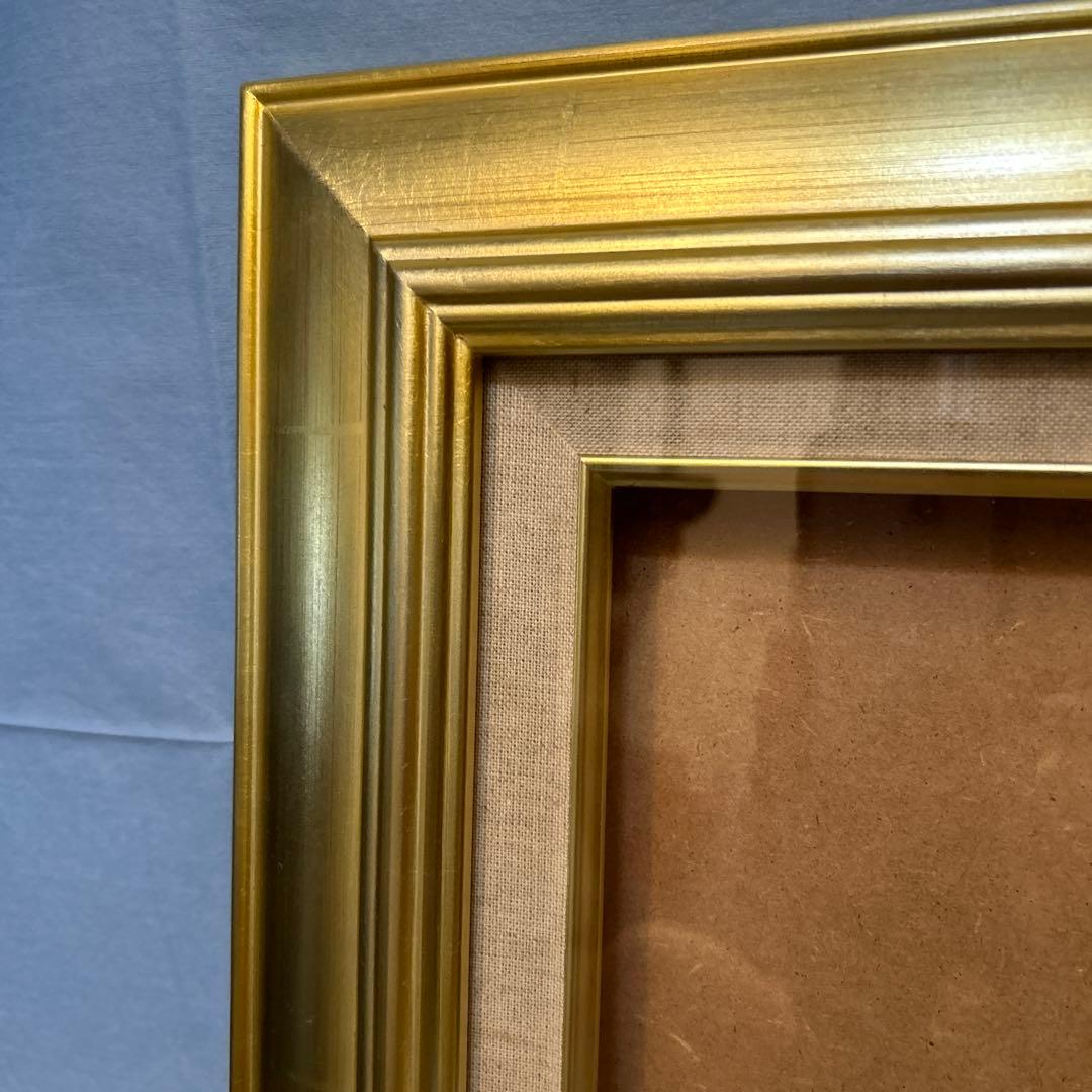 中古 油絵用額縁 F10 ゴールド仕上げ - メルカリ