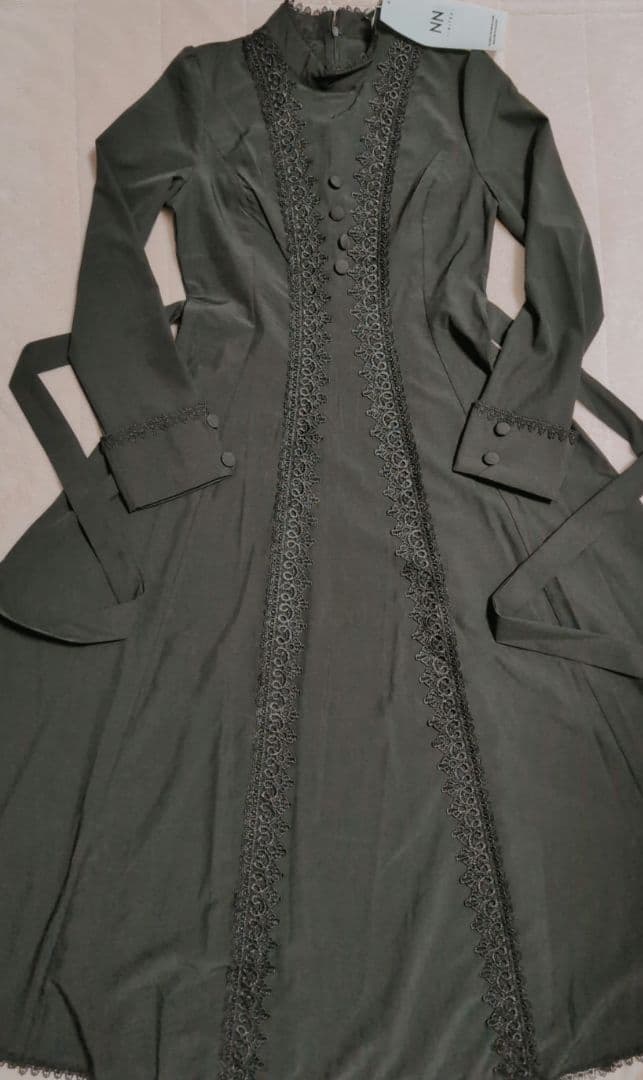 ゴスロリ ロングドレス ブラック ロリータ ワンピース ポンチョ クラロリ