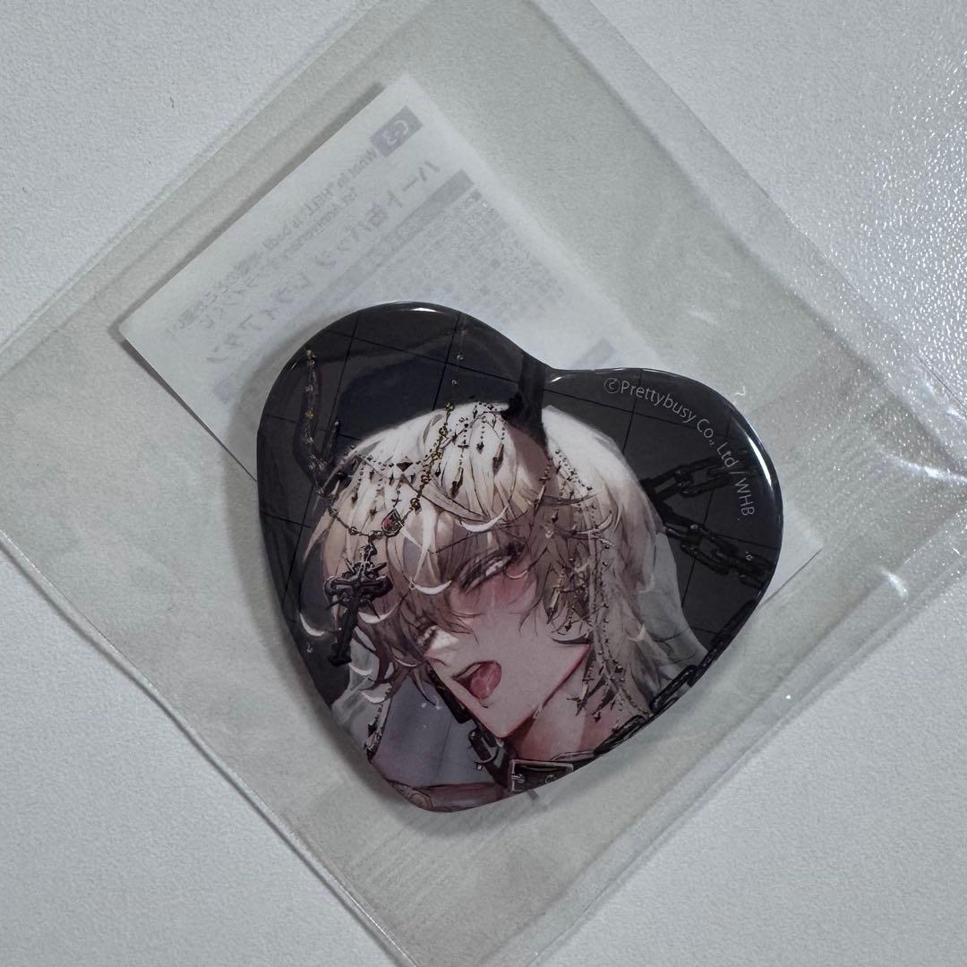 地獄のどこが悪い？ レヴィアタン くじ引き堂 C賞 ハート缶バッジ