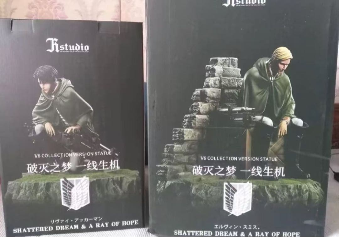 進撃の巨人 エルヴィン·スミ リヴァイ ガレージキット ガレキ