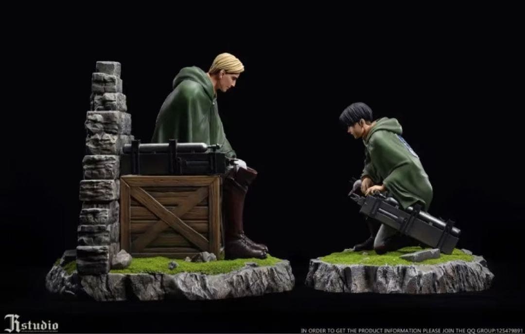 進撃の巨人 エルヴィン·スミ リヴァイ ガレージキット ガレキ