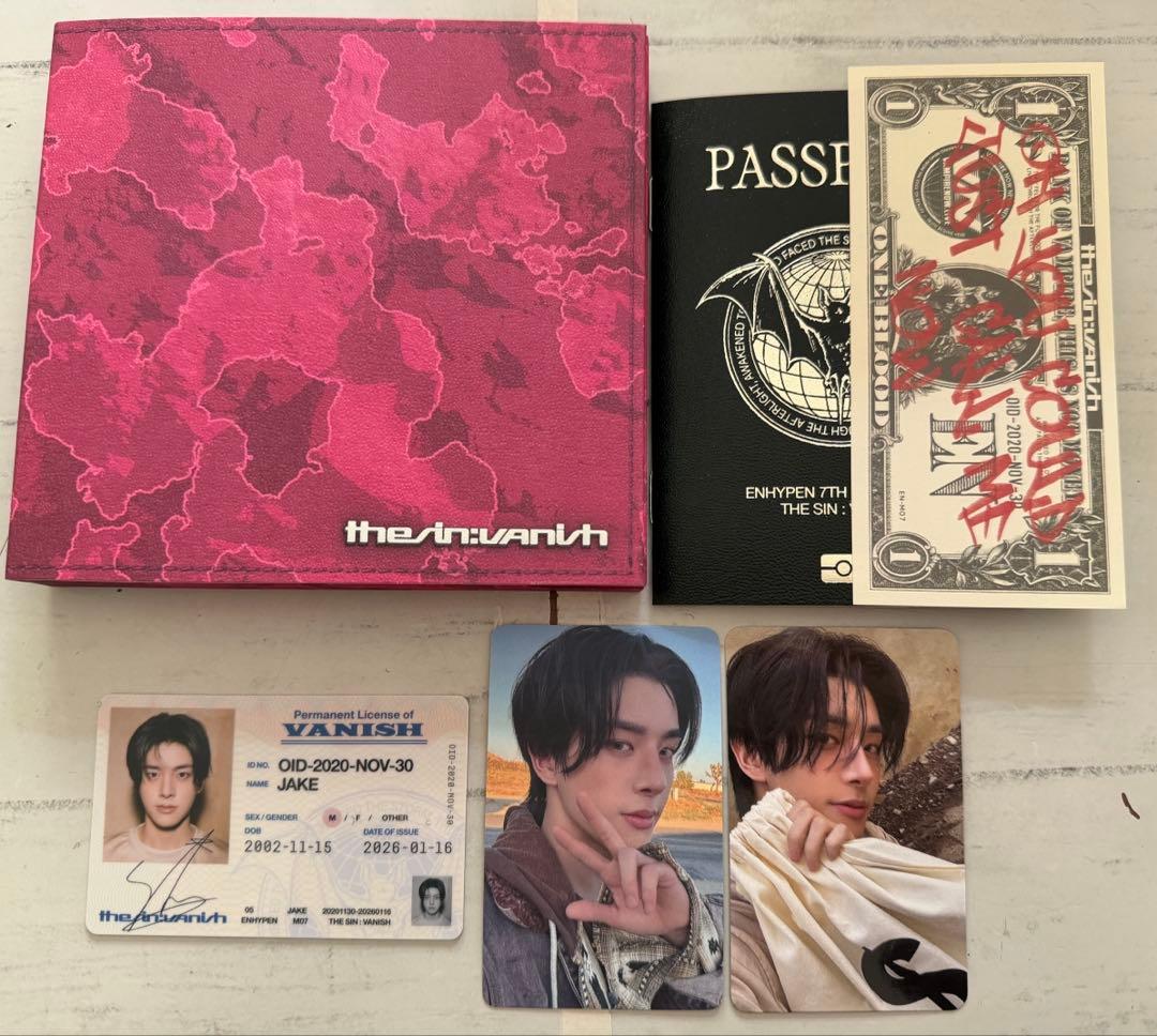 ENHYPEN THE SIN : VANISH ジェイク ラキドロユニバ特典 - メルカリ