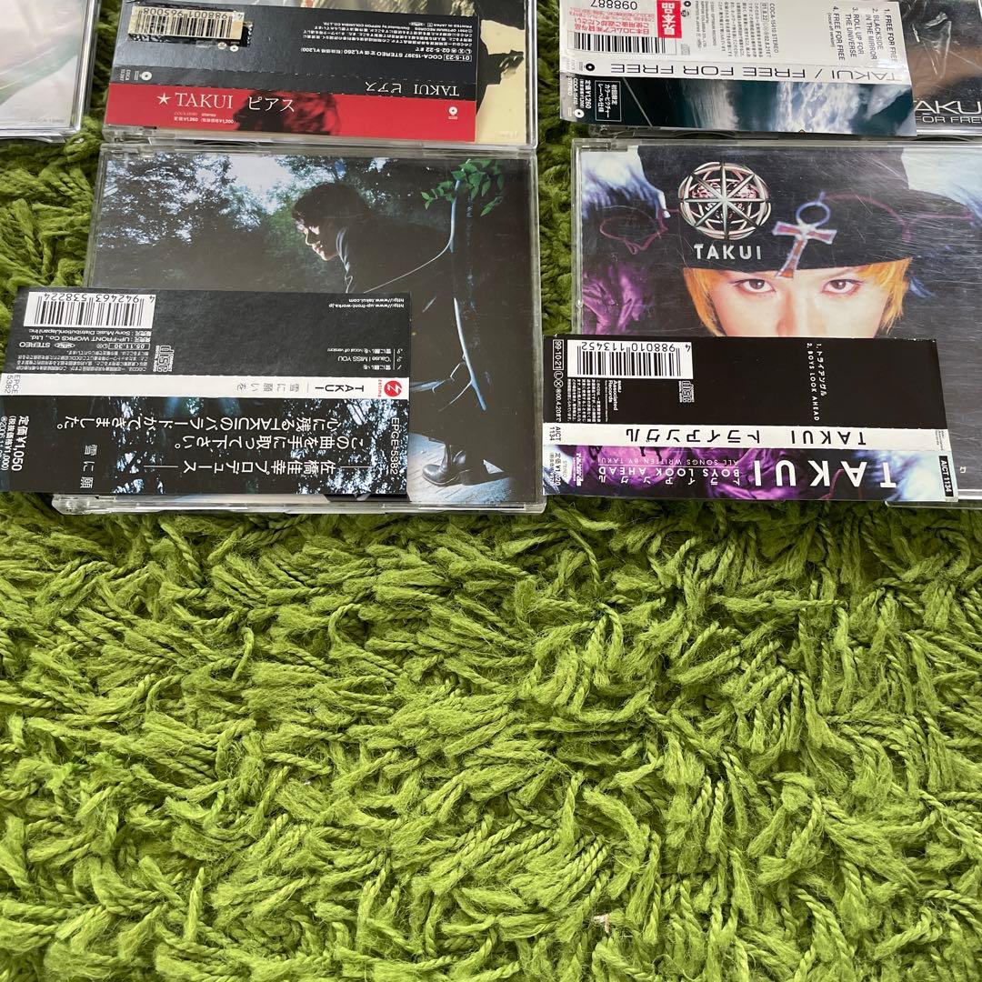 ◼︎TAKUI 中島卓偉 マキシシングル7枚セット