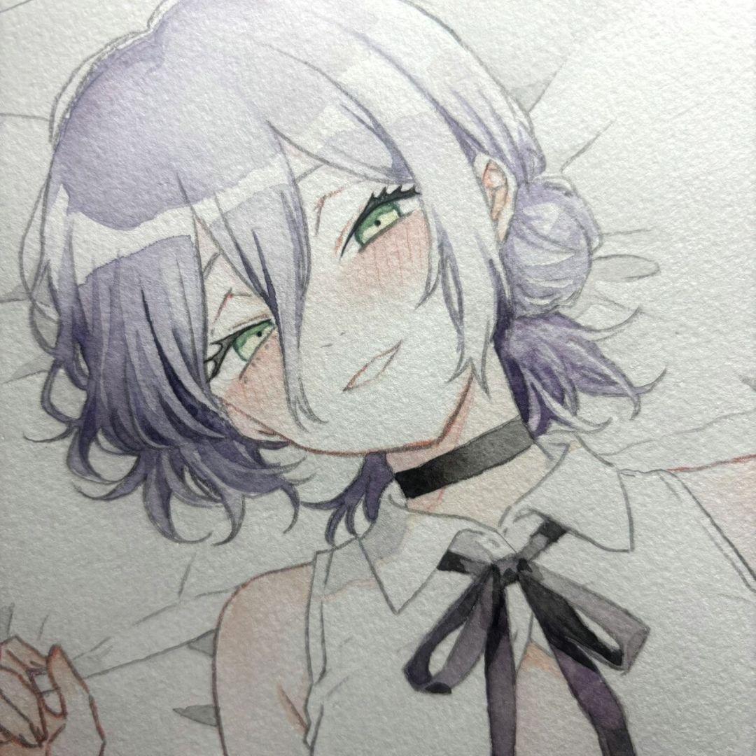 零*様 手描きイラスト　チェンソーマン　レゼ　ファンアート　Ｂ５ 手描きイラスト レゼ ファンアート チェンソーマン - メルカリ