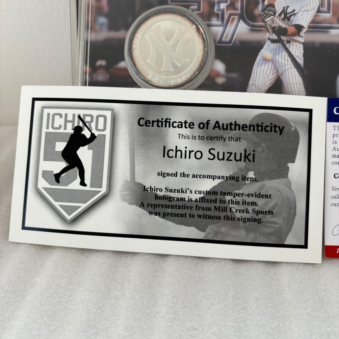 希少】イチロー＆フレッドリン MLB史上 新人王＆MVP同時受賞者 直筆