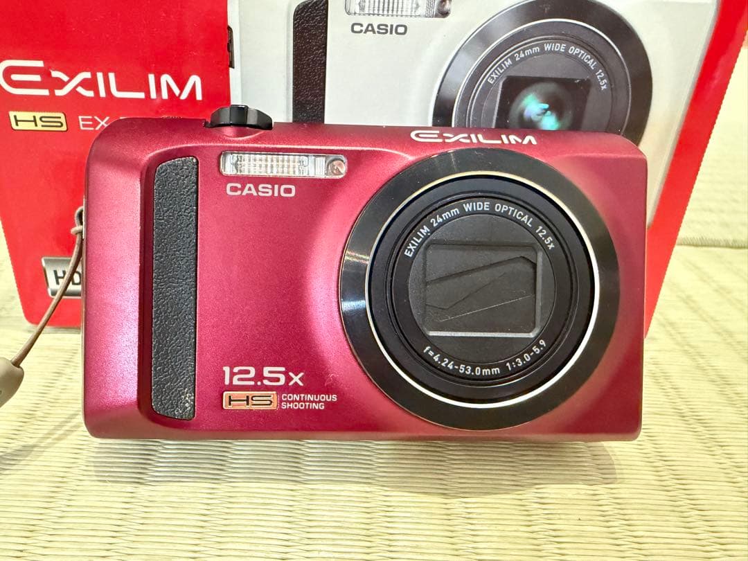 CASIO EXILIM EX-ZR300 レッド - メルカリ