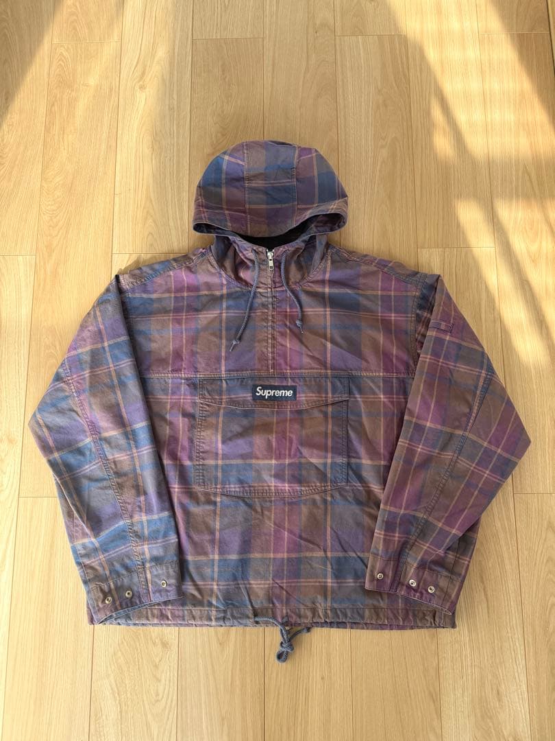 ジャケット・アウター (M)Supreme Cotton Utility Anorak Plaid Supreme Cotton Utility Anorak (SS24) - $178