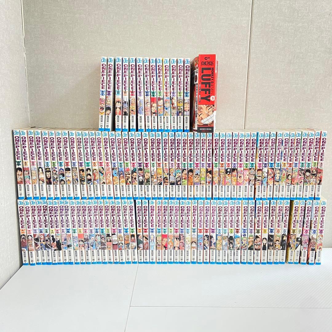 ワンピース　ONE PIECE 1〜109巻　セット　尾田栄一郎 one piece ワンピース 全巻 セット 1巻から109巻 500クイズブック1、2