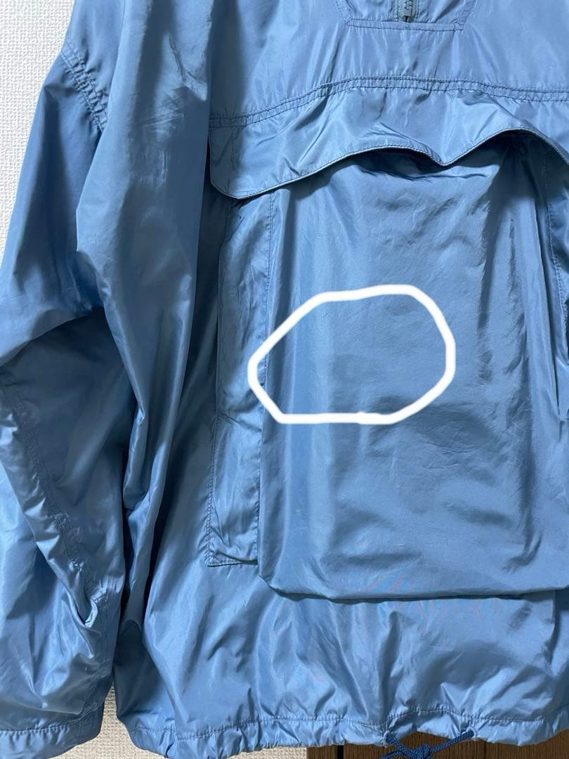 ササフラスSassafras アノラックジャケット 青 - メルカリ