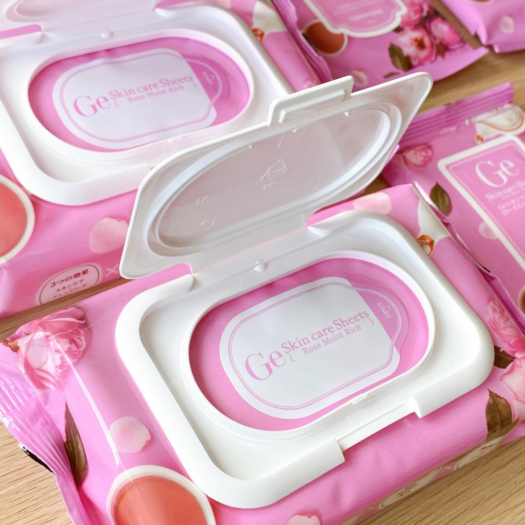 チャームゾーン Ge スキンケアシート 160枚セット ローズモイスト