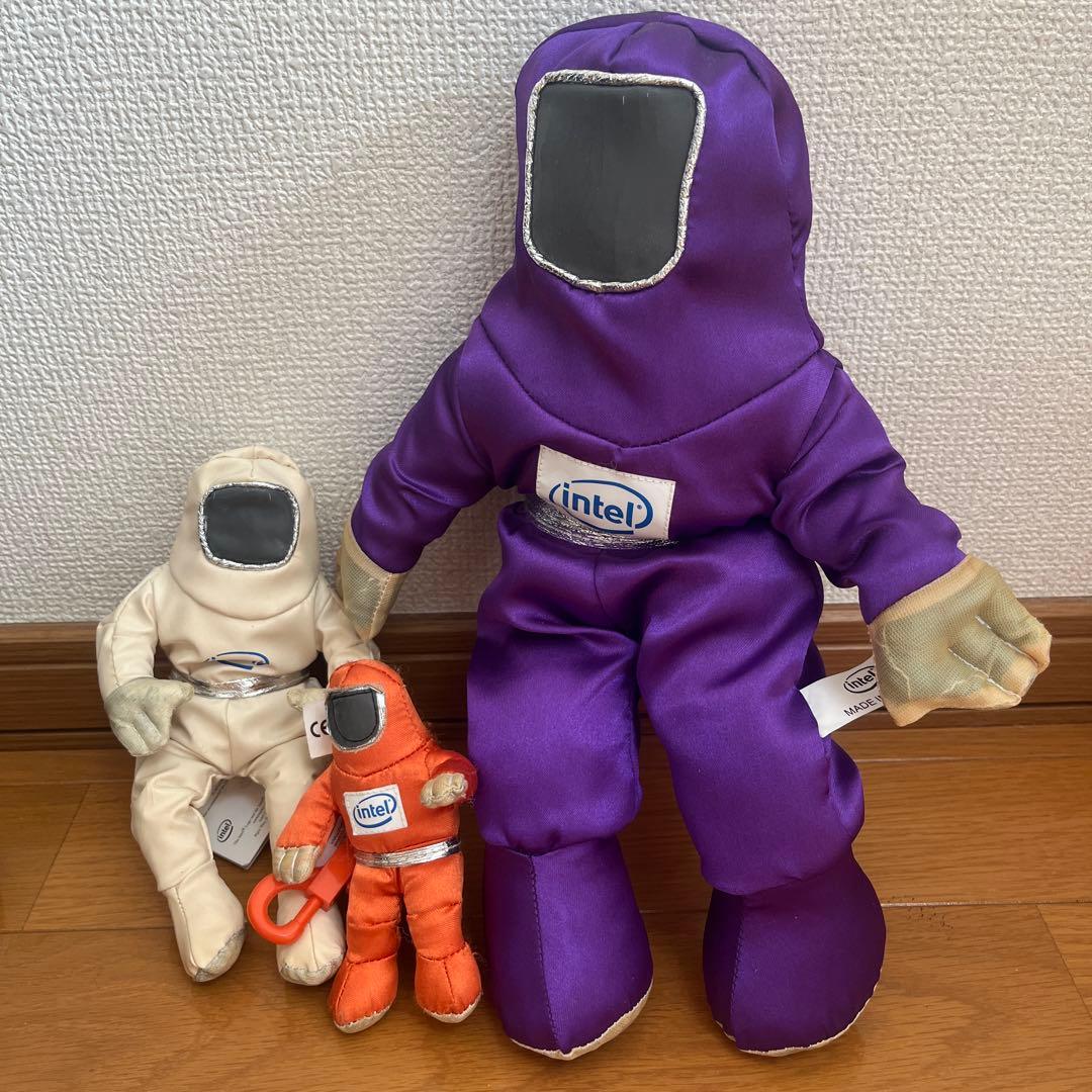 intel bunny people 3点セット Intel Bunny People, Intel Inside, Space Man, Plush Beanie, Blue