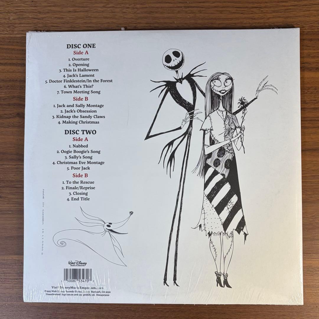 ナイトメアビフォアクリスマス アナログLPゾートロープ仕様2枚組